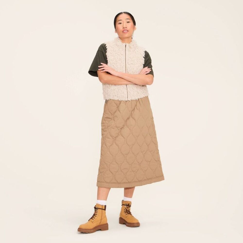Women's Loopy Yarn Sweater Vest - Woolrich Cream XS